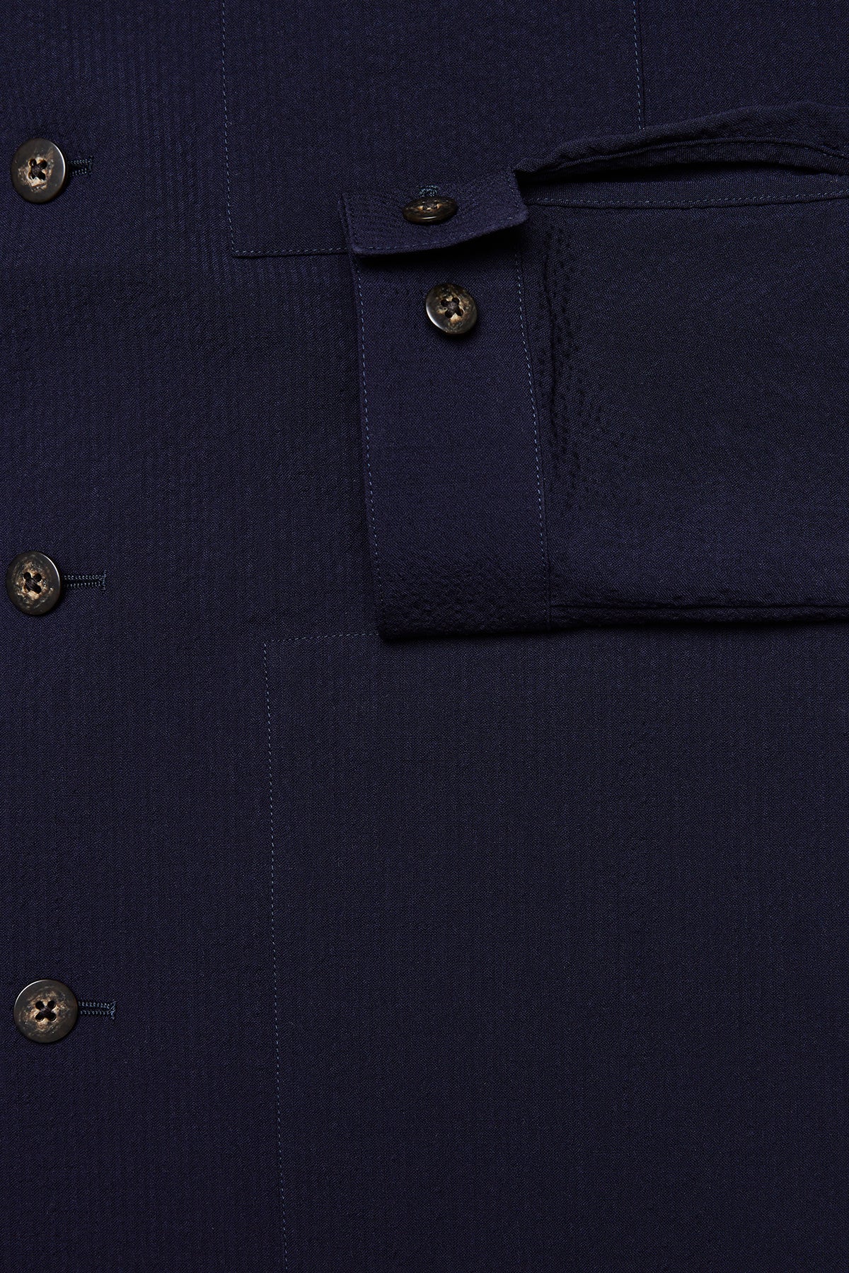 Arienzo - Navy Shirt Jacket - Image 5