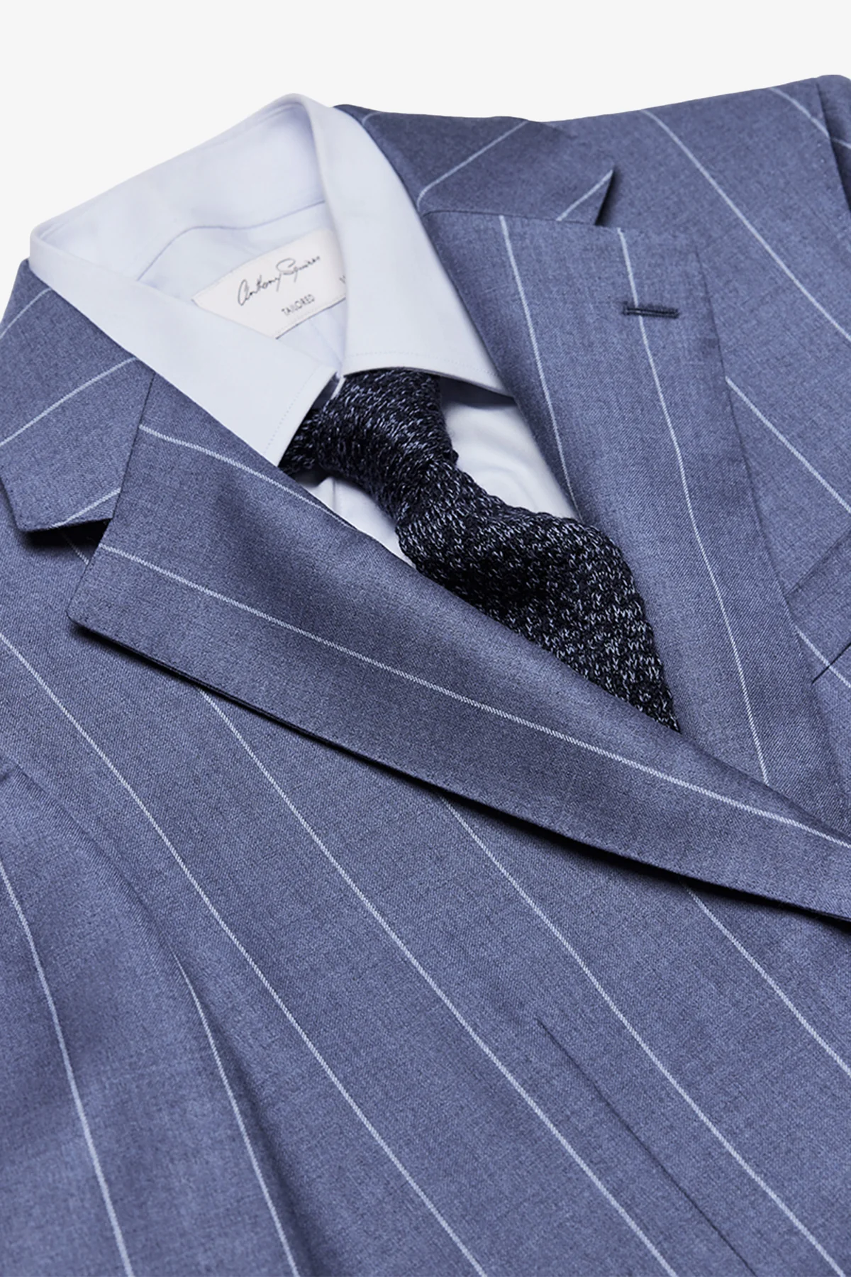 Basso - Blue chalk stripe - Image 3