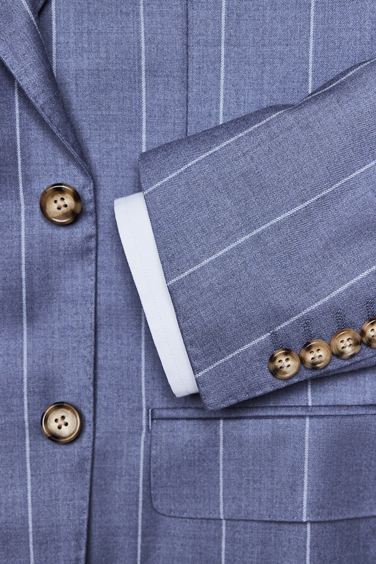 Basso - Blue chalk stripe - Image 4