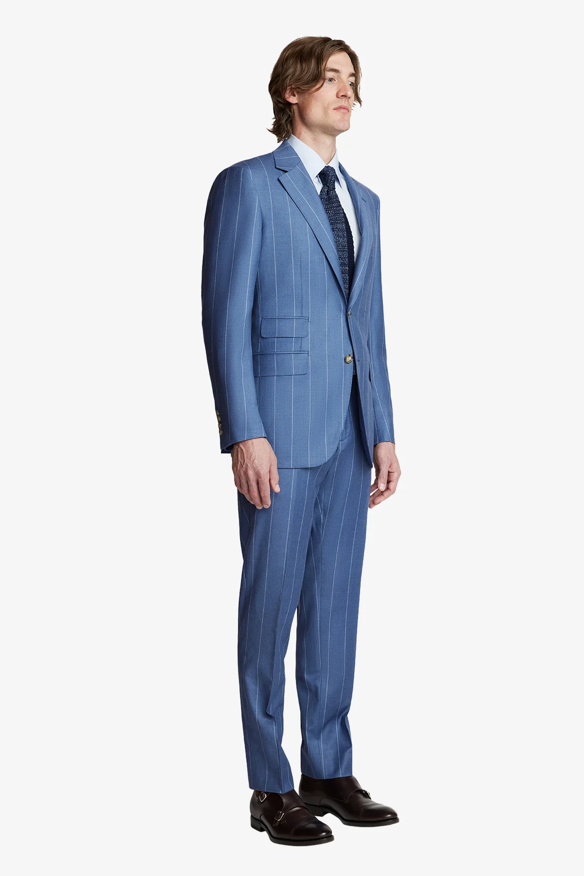 Basso - Blue chalk stripe - Image 6