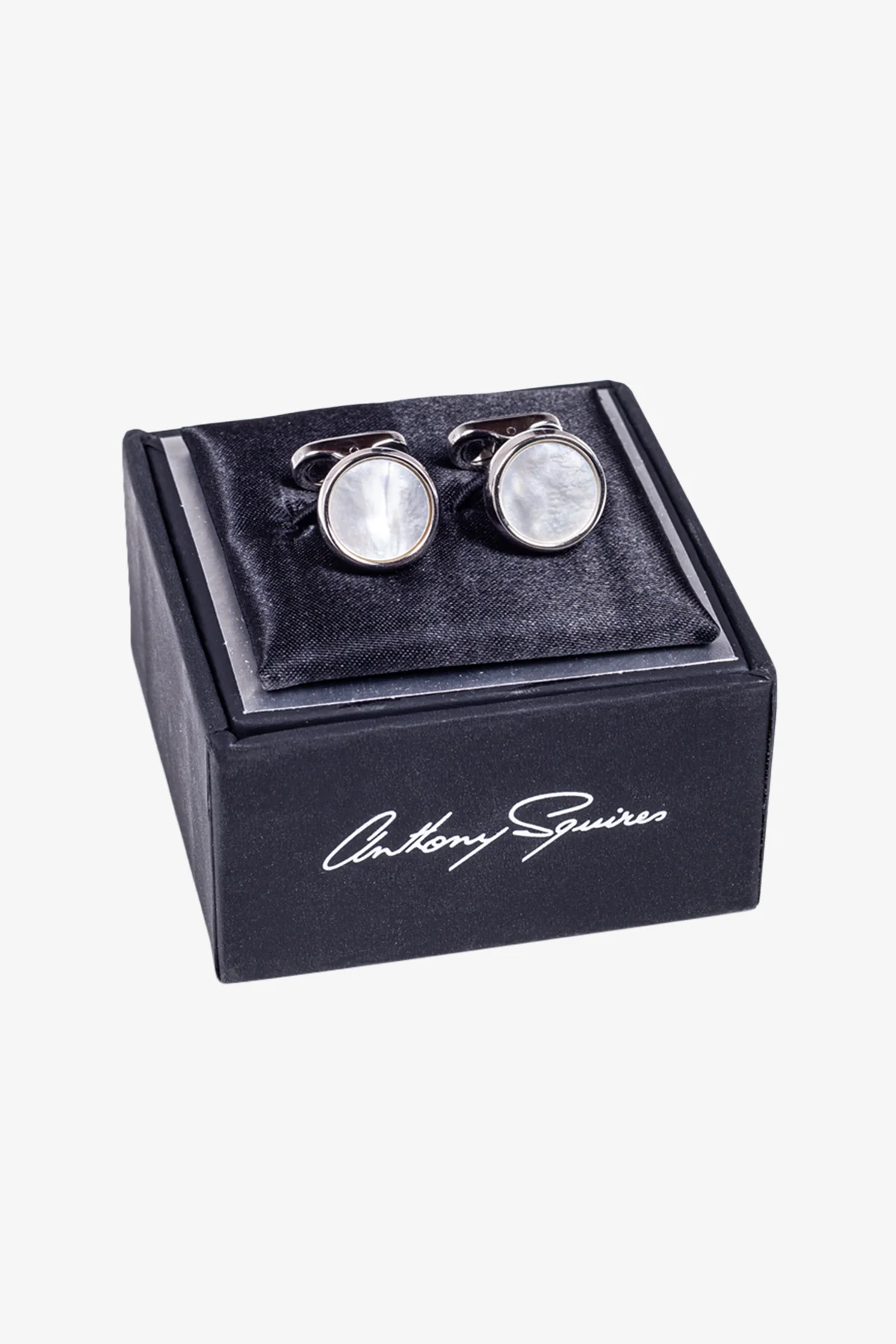 Cufflinks - Mother of Pearl Round - Image 3