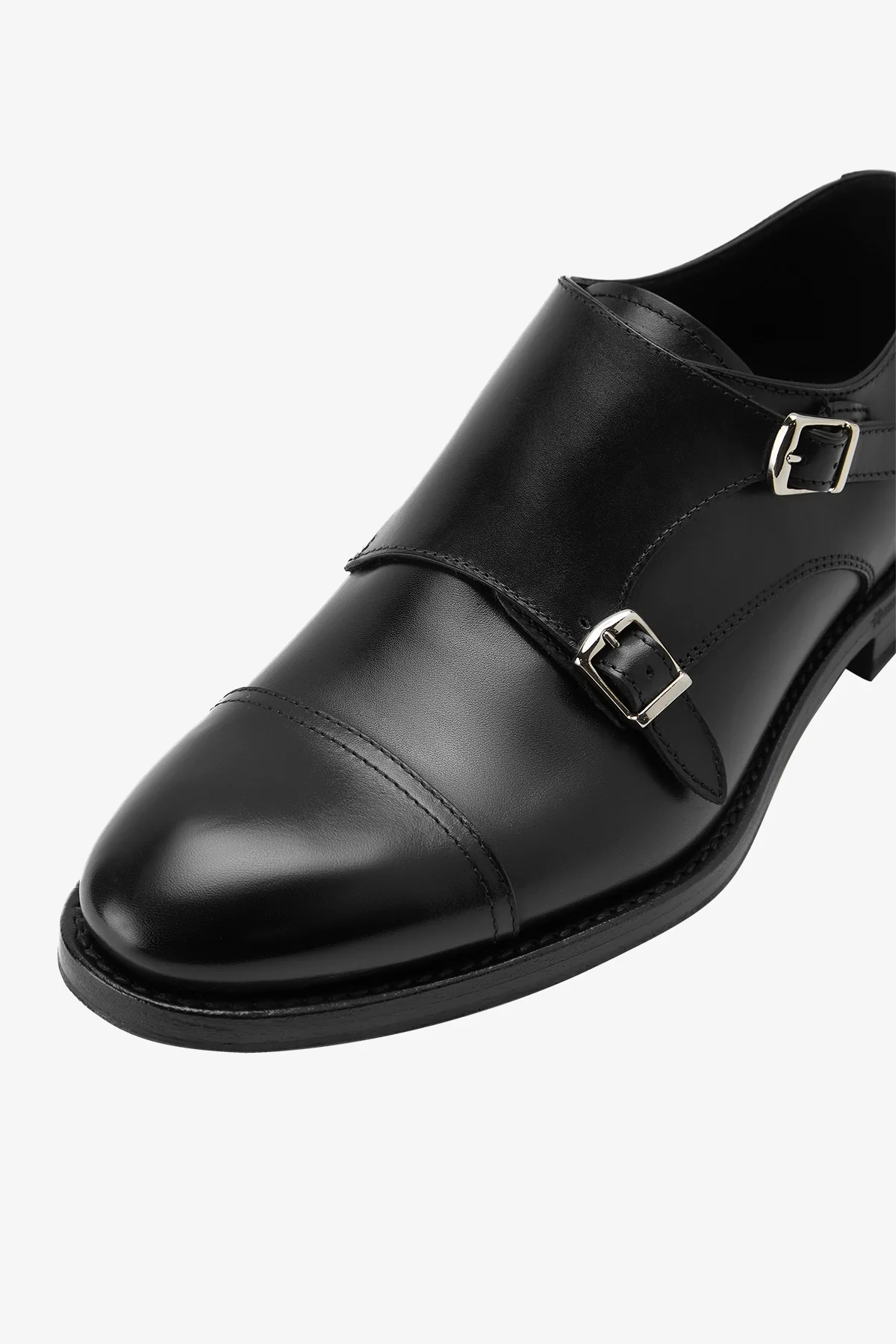 Double Monk - Black Shoe - Image 4