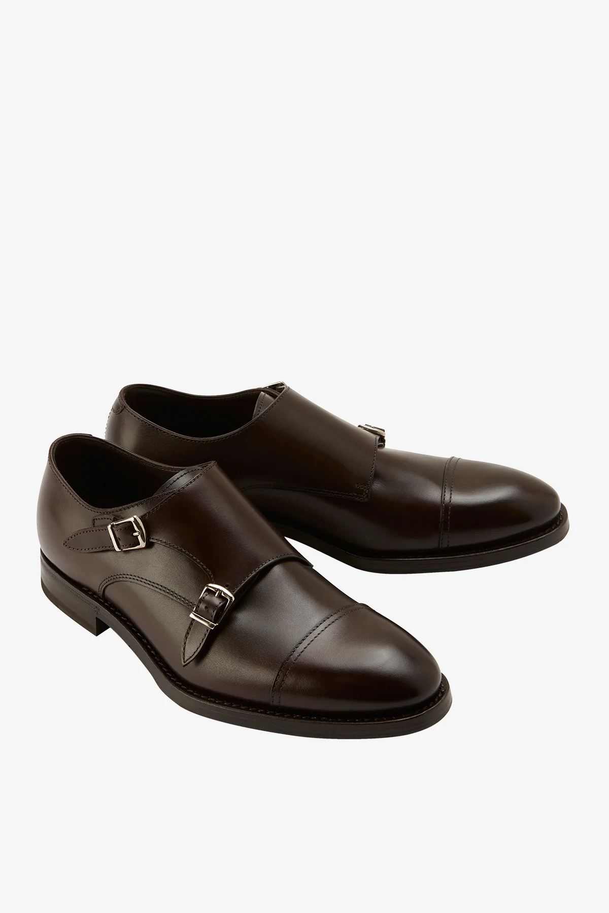 Double Monk - Dark Brown Shoe - Image 3