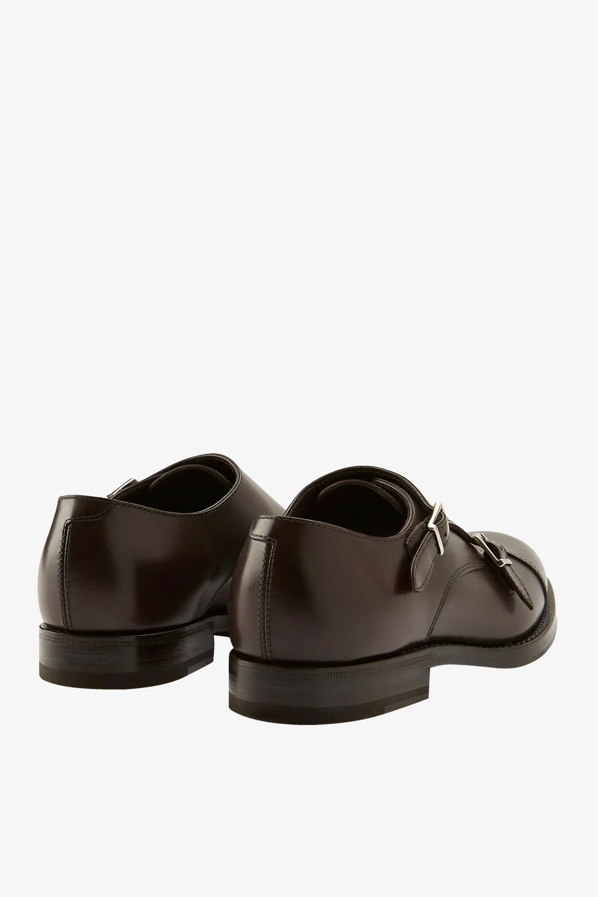 Double Monk - Dark Brown Shoe - Image 5