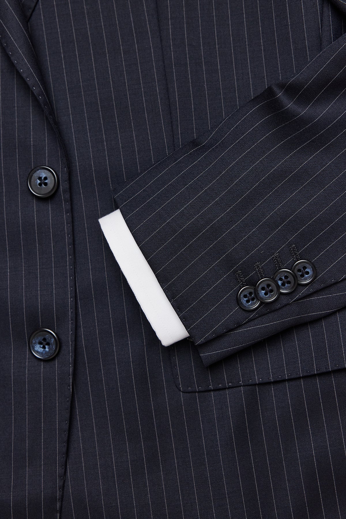 Sinclair - Navy stripe suit - Image 3