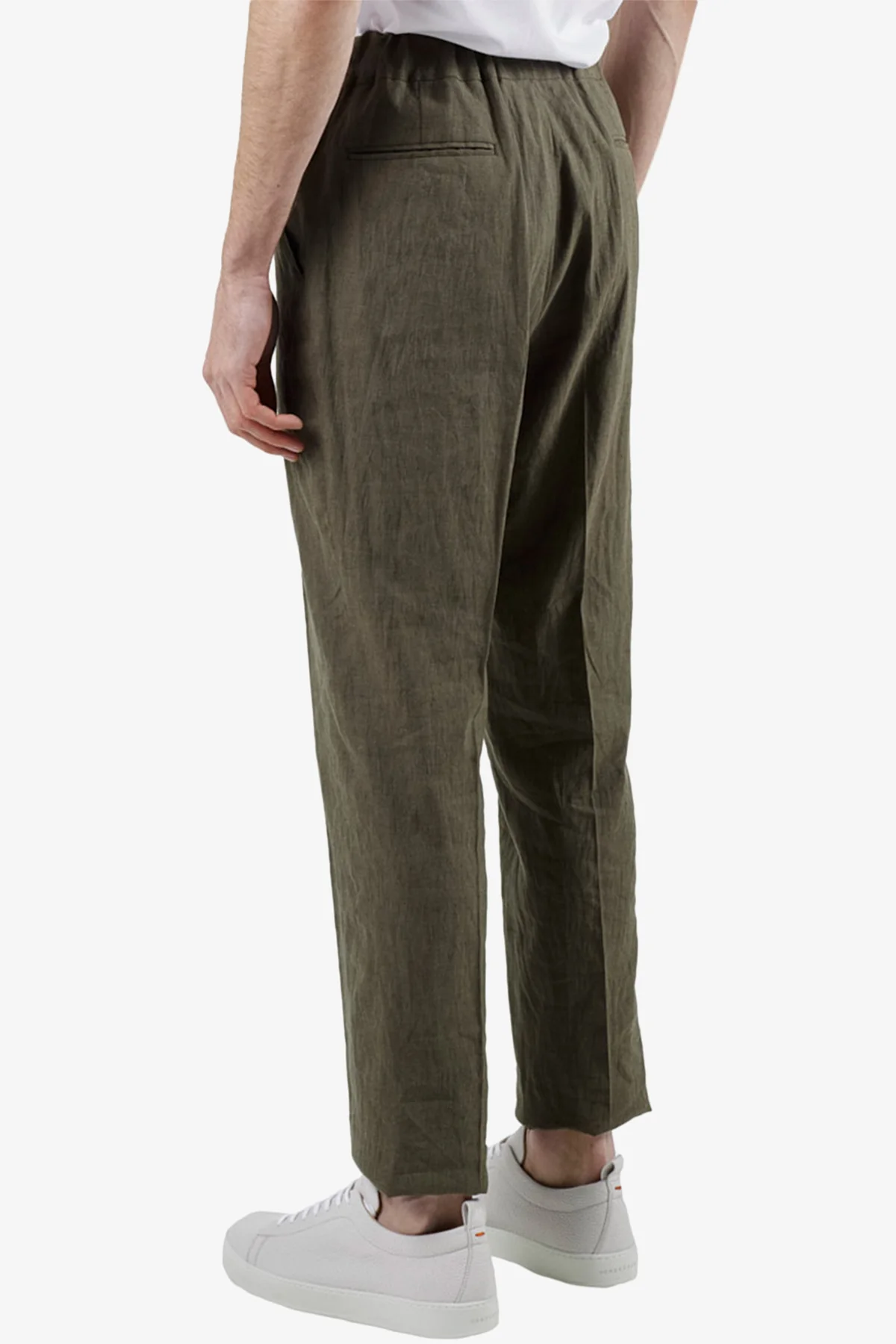 Sirenuse - Khaki Drawstring Pant - Image 4
